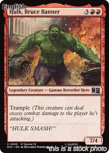 Hulk bruce banner msc - bruce, [msc